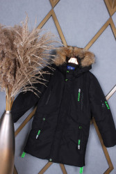 Куртки зимние подростоквые (черный) оптом Китай 26409157 789-11