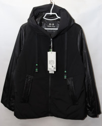 Куртки женские БАТАЛ (black) оптом 13920584 B3061-47