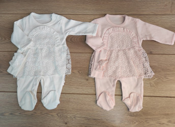 Боді дитячі (персик) оптом Emily kids
