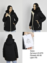 Куртки зимние женские KSA (черный) оптом 35461729 23-979-HS-33
