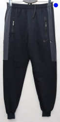 Спортивные штаны мужские (dark blue) оптом 94637215 01-27