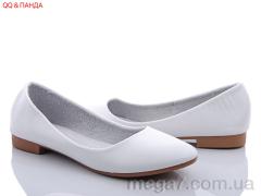 Балетки, QQ shoes оптом XF50A white