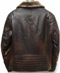 Куртки кожзам зимові чоловічі оптом