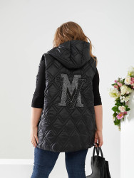 Жилетки жіночі БАТАЛ (black) оптом