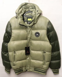 Куртки зимние мужские (зеленый) оптом 23754861 ОК23130-42