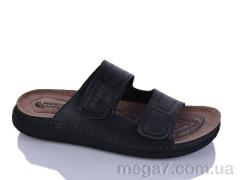Шлепки, Oscar оптом 01-16 чорний к.