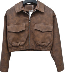 Куртки кожзам жіночі оптом