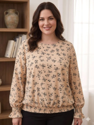 Блузки женские БАТАЛ оптом 90248316 585-2