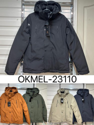 Куртки зимние мужские OKMEL (хаки) оптом 04759683 OK23110-1