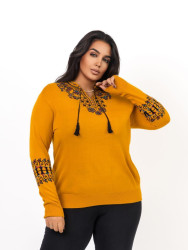 Джемпери вишиті БАТАЛ жіночі оптом