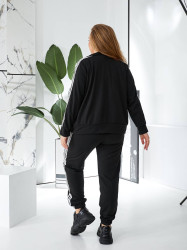 Спортивні костюми жіночі (чорний) оптом