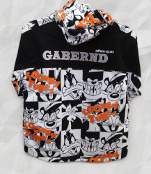 Ветровки подростковые (черный) оптом 87054631 14-94