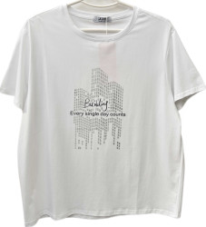 Футболки женские БАТАЛ оптом 21354706 1010-48