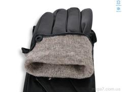 Перчатки, Королева оптом YA06М шкіра вовна black