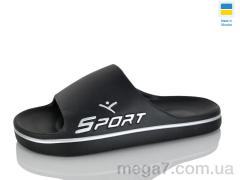 Шлепки, M&L  Alex13 оптом B107 чорний