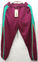 Спортивные штаны женские БАТАЛ на меху оптом 72931568 F71112-15