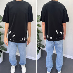 Футболки чоловічі оптом THREE BLACK