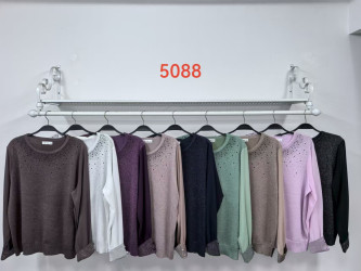 Свитера женские БАТАЛ оптом 09513264 5088-39