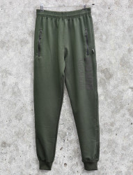 Спортивные штаны подростковые (зеленый) оптом 26845391 02-24