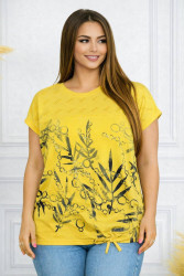 Футболки жіночі БАТАЛ оптом LEVISHA 