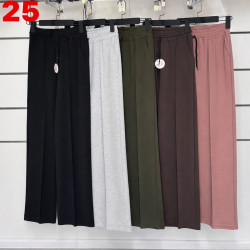 Спортивные штаны женские (хаки) оптом 86507134 25-165