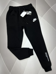 Спортивные штаны мужские на флисе (черный) оптом Турция 13490528 02-14