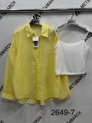 Рубашки женские (2-ка) оптом 41827365 2649-7-139