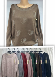 Свитера женские БАТАЛ оптом 63102794 5049-14