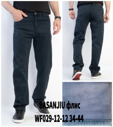 Джинсы мужские на флисе БАТАЛ оптом 56734192 WF029-12-12-42