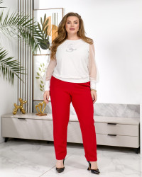 Брюки женские БАТАЛ оптом 23791840 17191-124