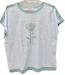 Футболки женские БАТАЛ оптом 59731846 1501-106