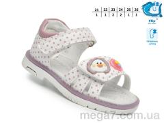 Босоножки, TOM.M оптом F65105 білий-фіол.