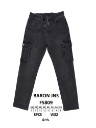 Джинсы мужские на флисе BARONJNS оптом 91762480 5809-228