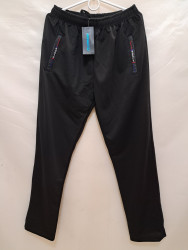 Спортивные штаны мужские БАТАЛ (черный) оптом 56734289 6676-30