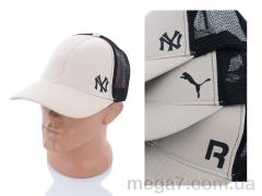 Кепка, STARK оптом Кепка лакоста з сіткою та накатка 007 mix