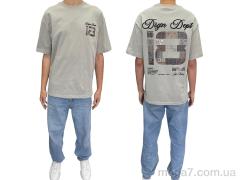 Футболка, I8denim оптом 90583 gri