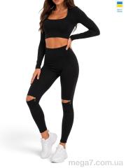 Лосины, Sport style оптом 545 чорний