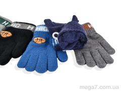 Перчатки, RuBi оптом 2529M (16,5см) хутро mix