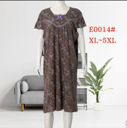 Ночные рубашки женские БАТАЛ оптом XUE LI XIANG 75341602 Е0014-31