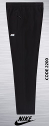 Спортивные штаны мужские БАТАЛ на флисе (черный) оптом 34872519 2200-8