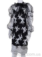 Платье, Gelsomino оптом Louisa / Gelsomino 001 black-white