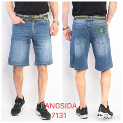 Шорты джинсовые ПОЛУБАТАЛ мужские оптом 05289746 7131-1