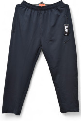 Спортивные штаны мужские БАТАЛ (темно-синий) оптом 02475198 002-12