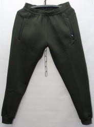 Спортивные штаны мужские на флисе (khaki) оптом 09638215 01-1