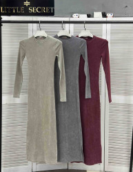 Платья женские (серый) оптом 01673259 400235-273