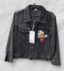 Куртки джинсовые детские YGBB (серый) оптом 27531490 XH0339-151