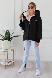 Куртки зимние женские KSA (черный) оптом 08753492 23689-39