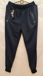 Спортивные штаны мужские (темно-синий) оптом 21435690 7306-16