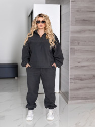 Спортивні костюми жіночі на флісі БАТАЛ оптом VINS BRAND