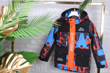 Куртки демисезонные детские (мальчик) оптом Китай 29534601 W-75-3
